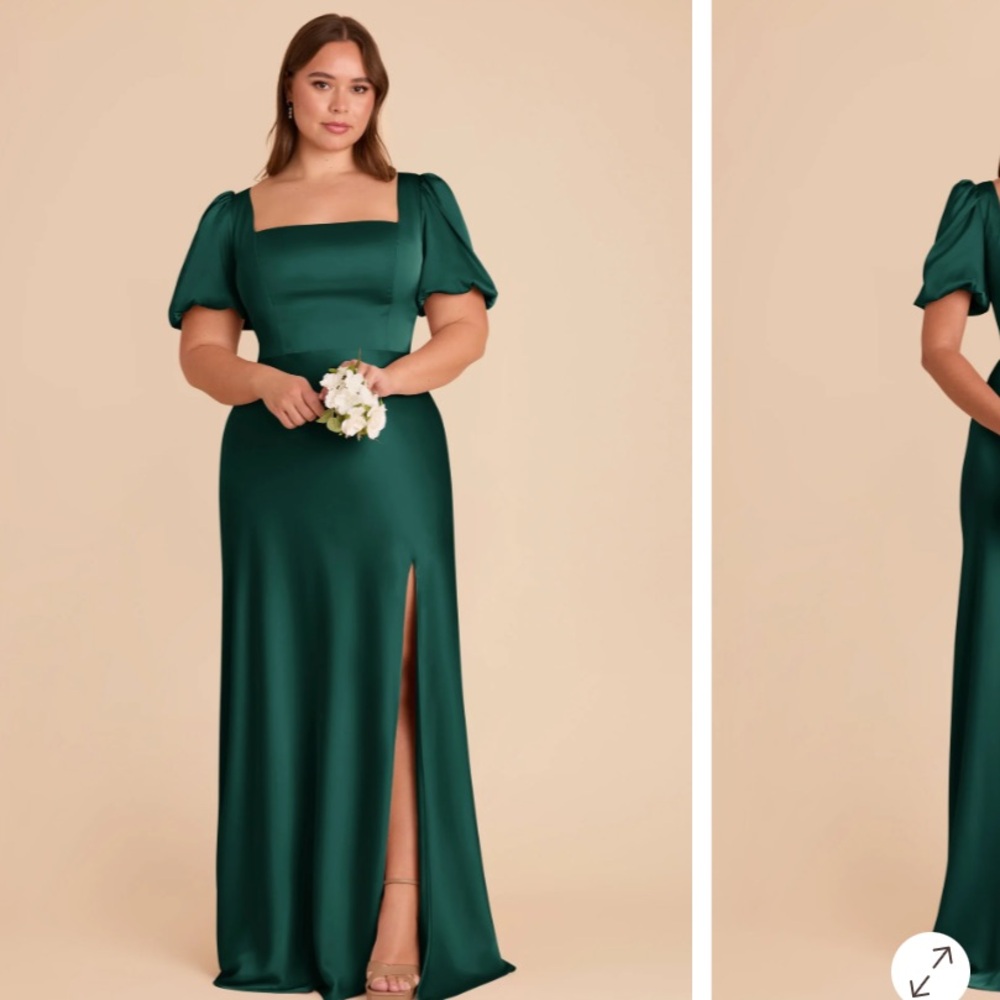 Birdy Grey Judy Matte Emerald Dress NWT
